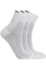 Alcudia 3-Pack Bamboo Run Socks Quarter.