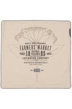 Farmers Market Organic Cotton Canvas Pillow Cover