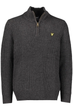 Ribbed Quarter Zip Jumper