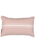 Small Center Striped Organic Cotton Twill Pillow