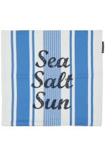 Striped Sea Salt Sun Organic Cotton Pillow Cover