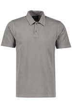 Cotton Jersey Pigment Dye Polo Shirt