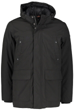 Man Long Jacket Fix Hood