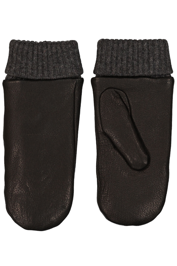 Chictini W Leather Mittens