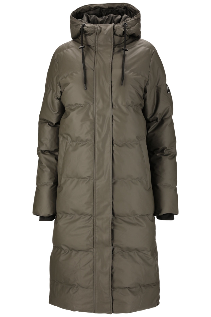 Audrey W Long PU Puffer Jacket W-Pro 5000.