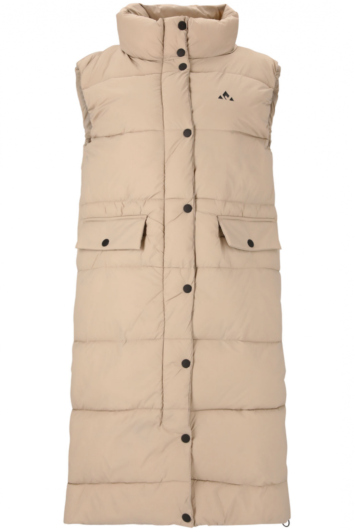 Amaretto W Long Puffer Vest