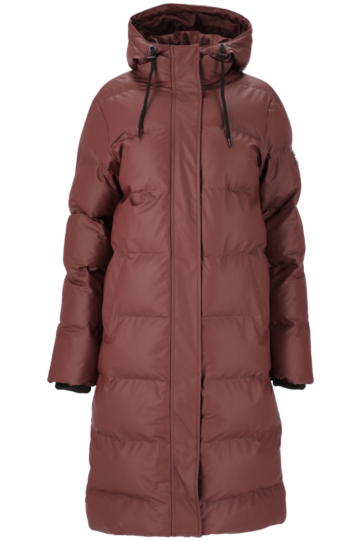 Audrey W Long PU Puffer Jacket W-Pro 5000.