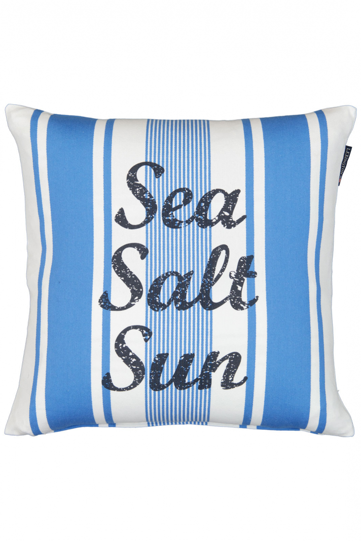 Striped Sea Salt Sun Organic Cotton Pillow Cover