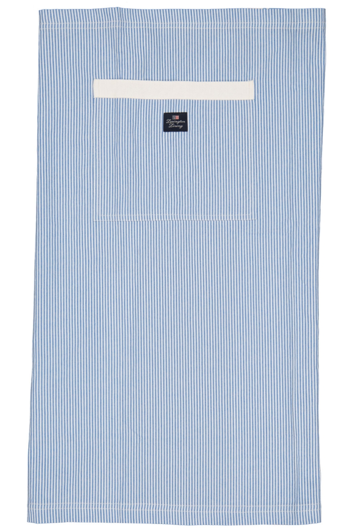 Striped Organic Cotton Oxford Bbq Apron