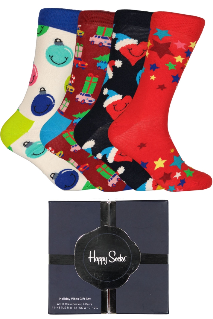 4-pack Holiday Vibes Socks Gift Set