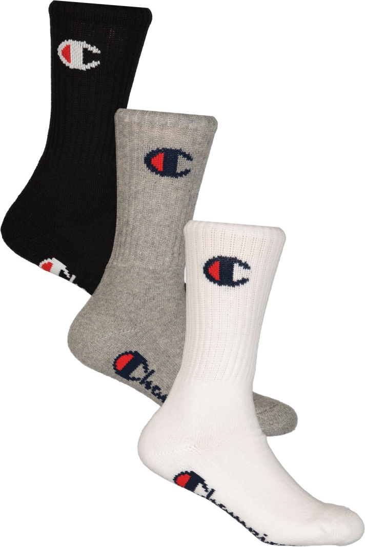 3Pk Crew Socks