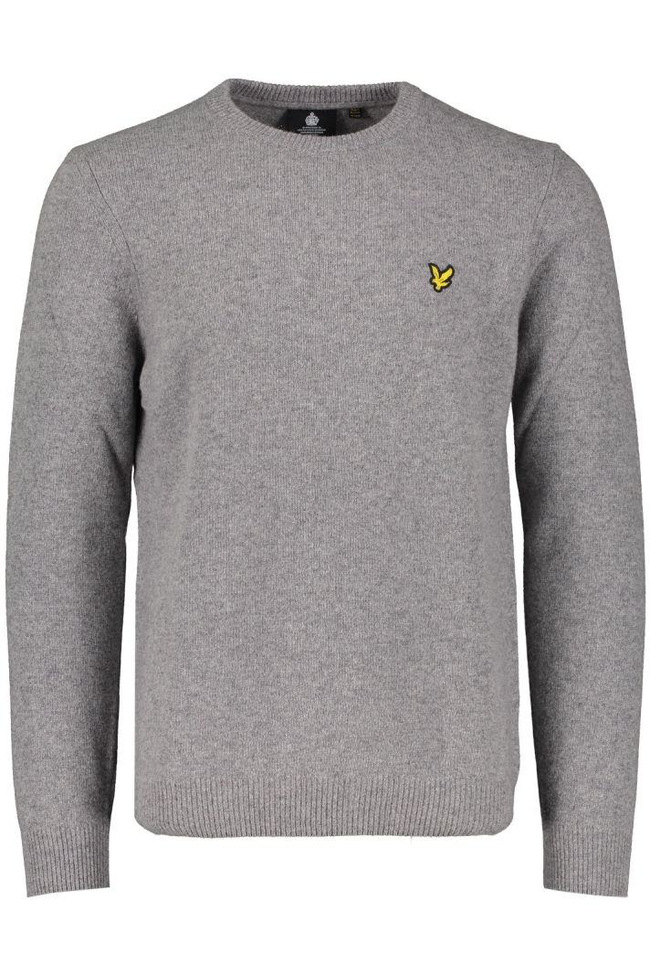 Crew Neck Lambswool Blend Jumper.