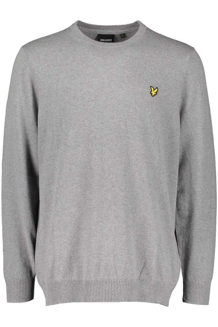 Cotton Merino Crew Jumper.