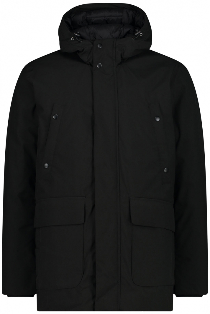 Man Long Jacket Fix Hood