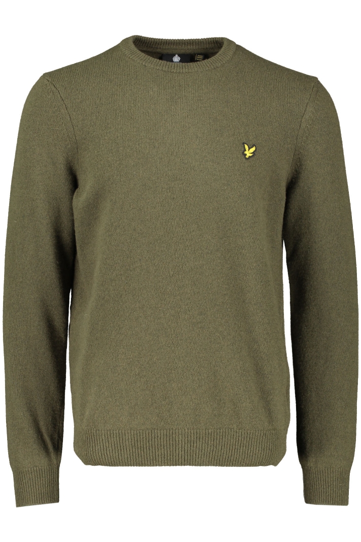 Crew Neck Lambswool Blend Jumper.