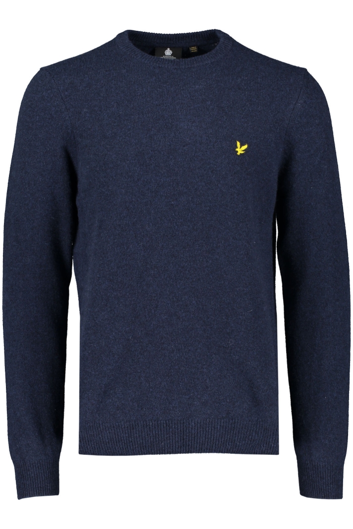 Crew Neck Lambswool Blend Jumper.