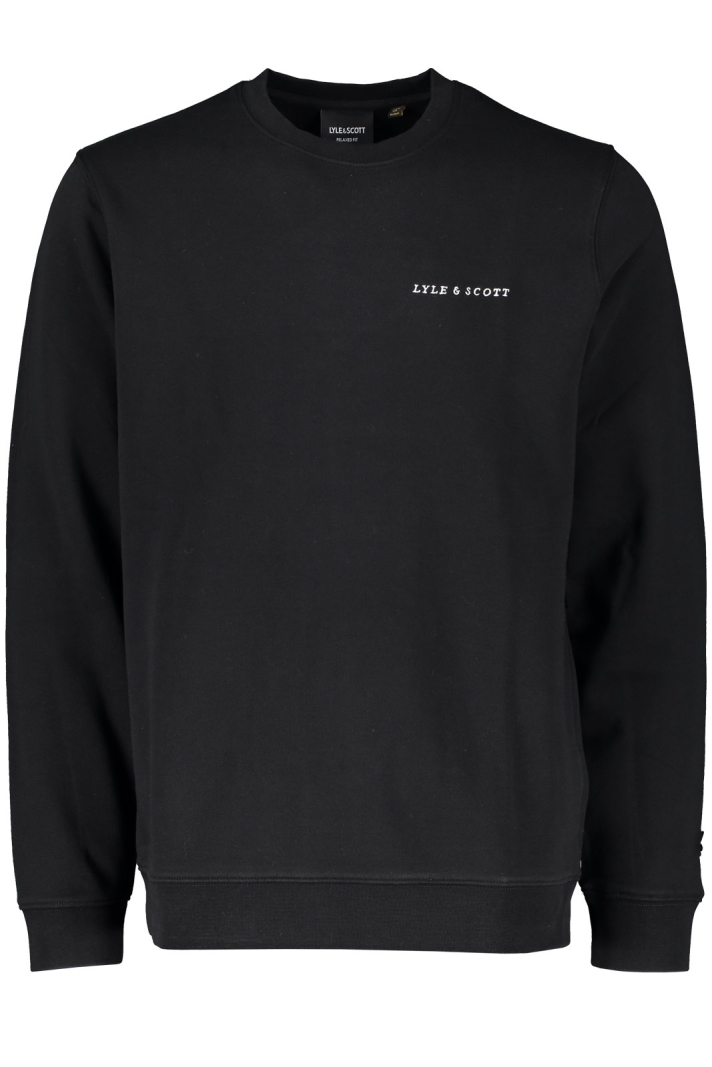 Embroidered Crew Neck Sweatshirt